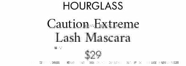 Hourglass Caution Extreme Lash Mascara $29