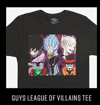 Guys League of Villains Tee