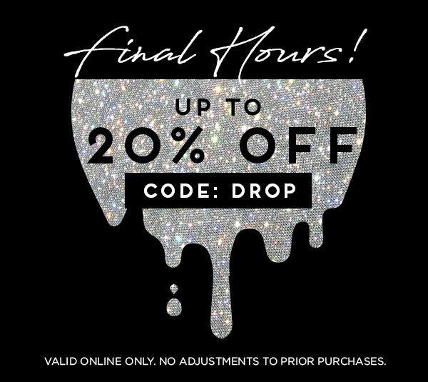 Up to 20% off with code DROP
