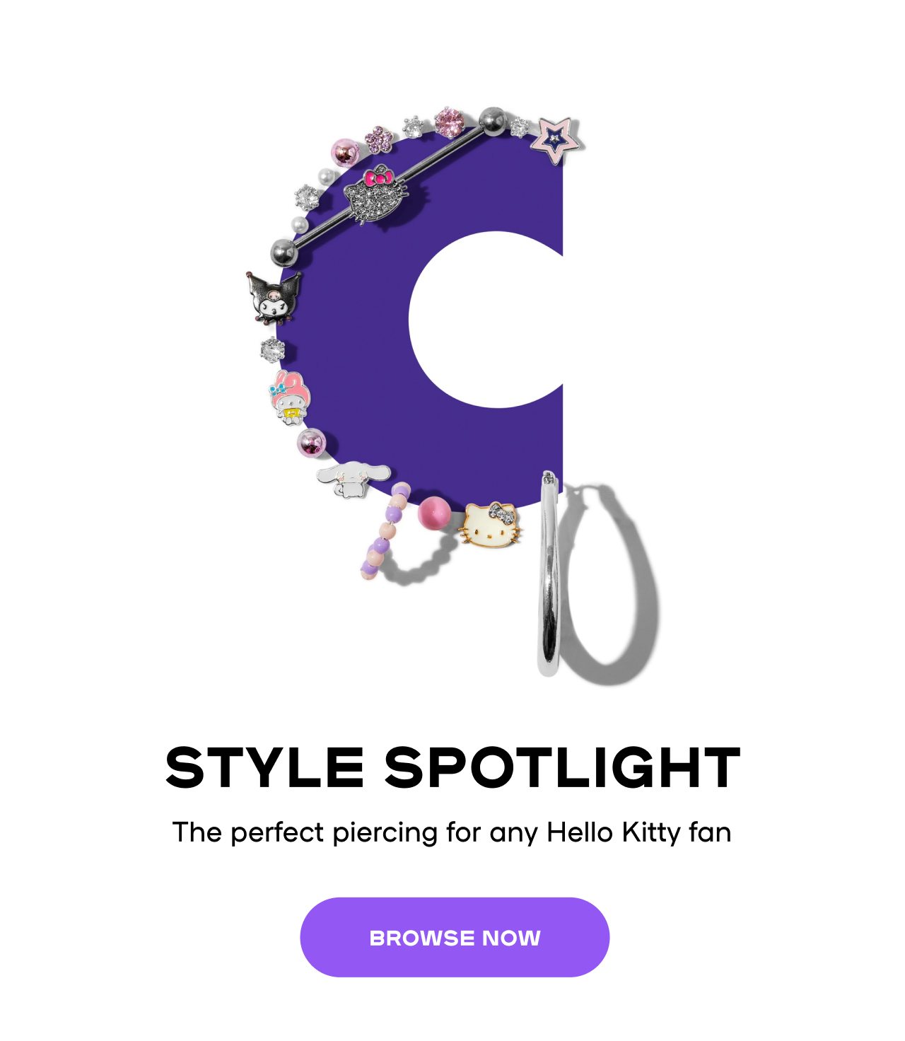 Style Spotlight The perfect piercing for any Hello Kitty fan