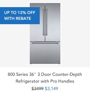 Shop Bosch 800 Series 36 Stainless Steel Counter-Depth Refrigerator