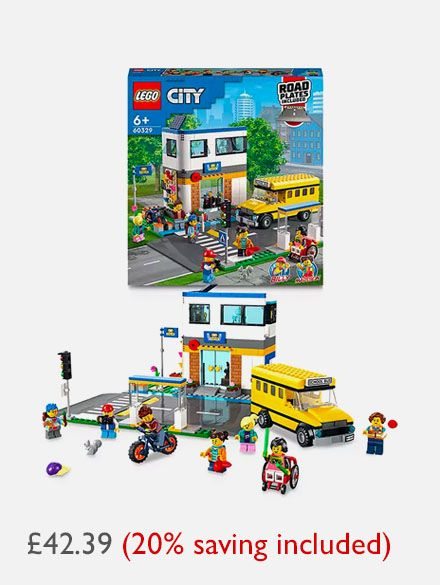 LEGO City 60329 School Day, £42.39 (20% saving included)