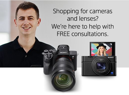 Shopping for cameras and lenses? We're here to help with FREE consultations.