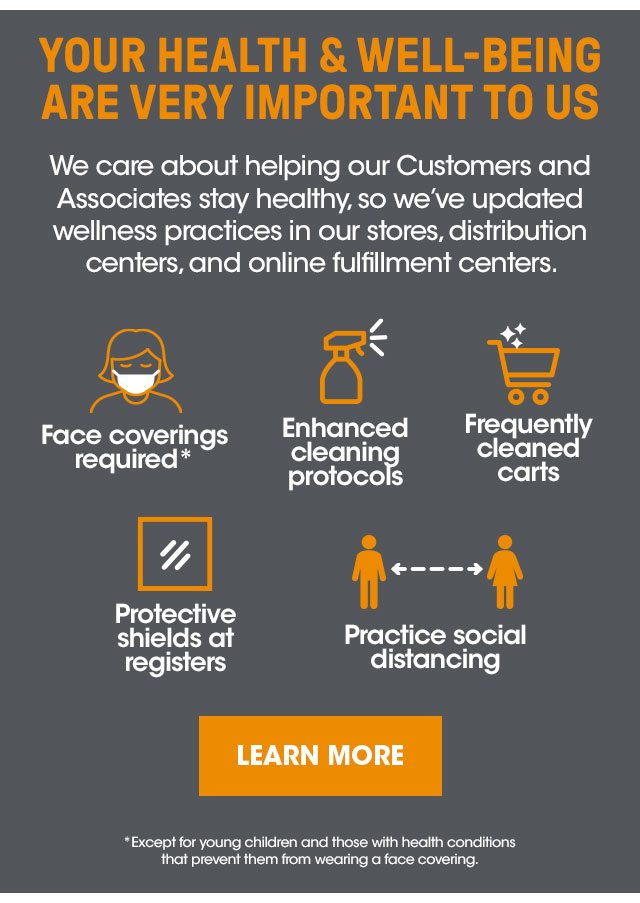 Your Health & Well-Being are Very Important to US - Learn More