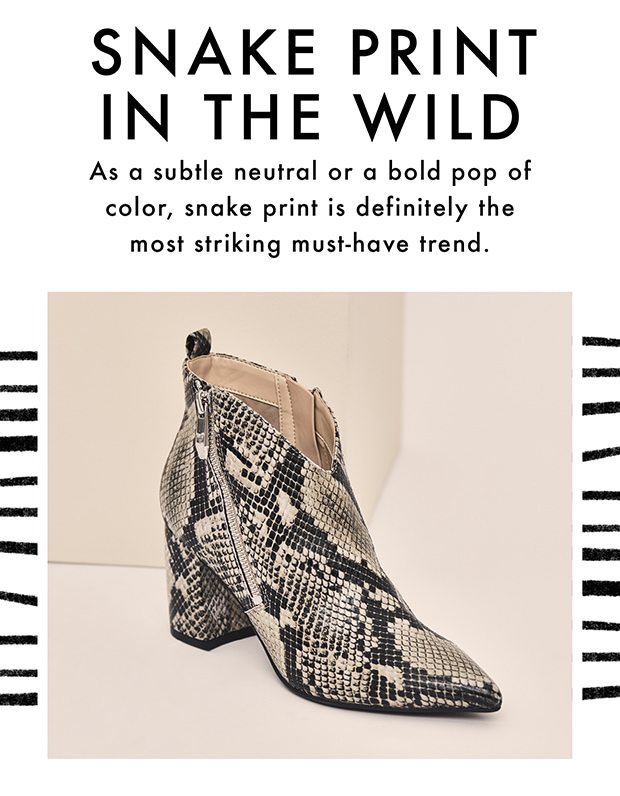 SNAKE PRINT IN THE WILD