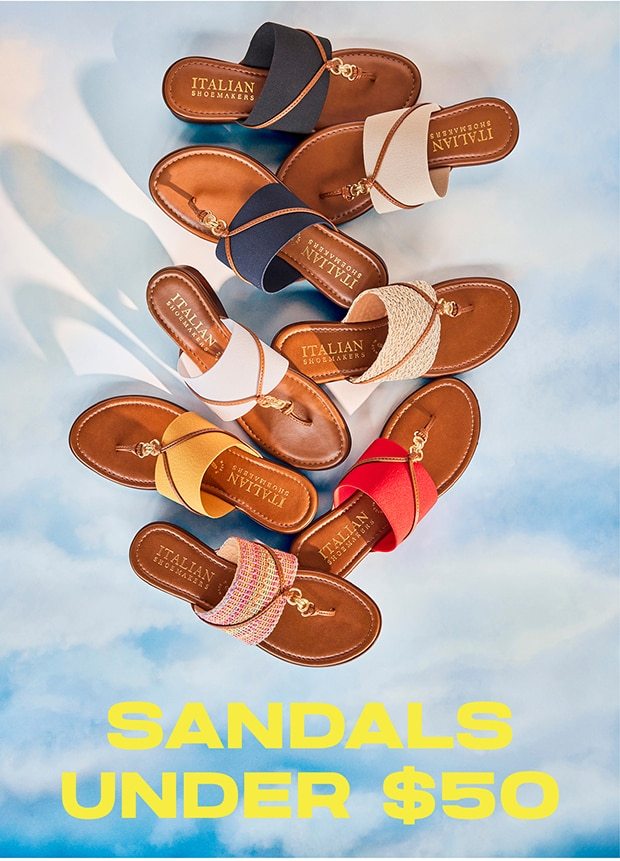 SANDALS UNDER $50