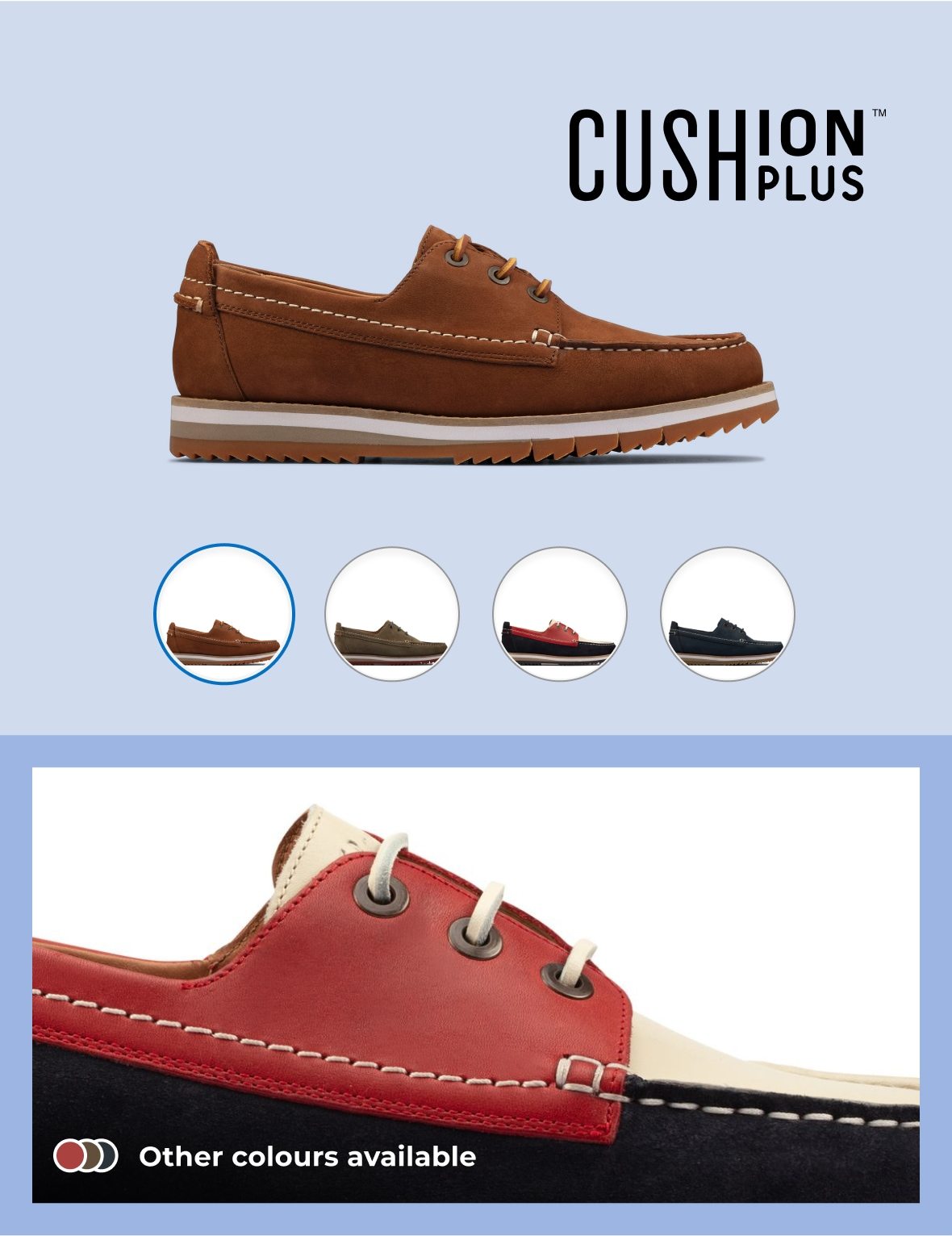 images of mens boat shoes Durston Lace in 4 colours links to search results page