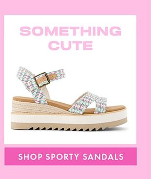 SHOP SPORTY SANDALS