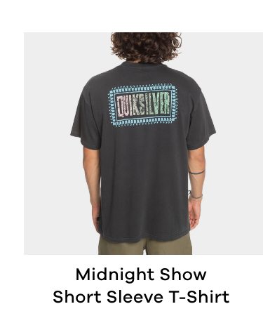 Quiksilver Midnight Show Short Sleeve T-Shirt