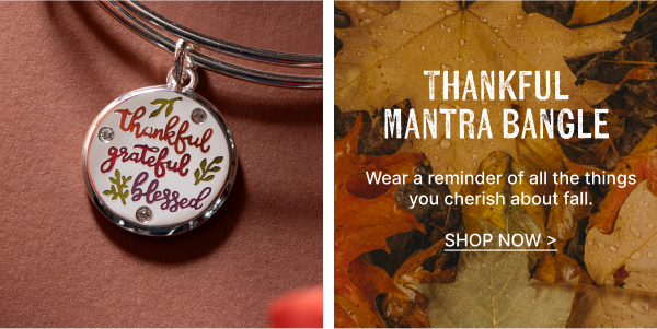 Thankful Mantra Bangle