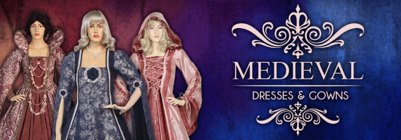 Medieval Dresses & Gowns