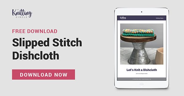 Slipped Stitch Dishcloth Pattern