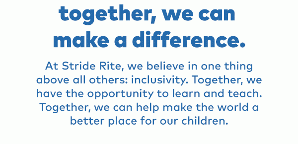 Together, we can make a difference.
