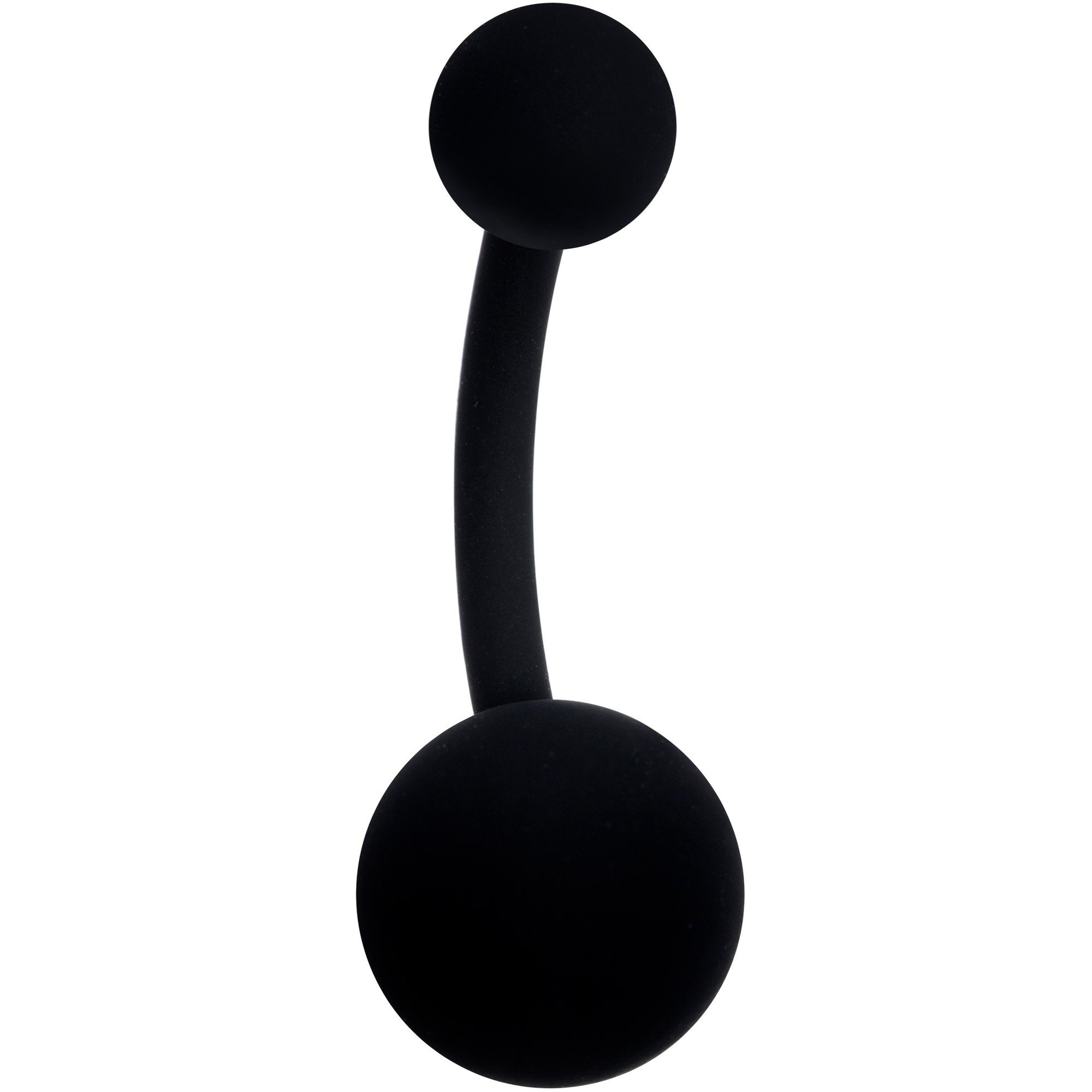 Image of Blissful Black Matte Belly Ring