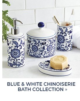 Blue & White Chinoiserie Bath Collection