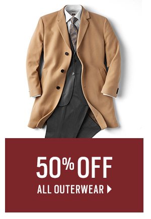 50% Off All Outerwear