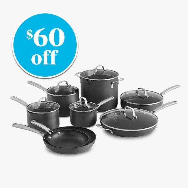 Calphalon® Classic™ Nonstick 14-Piece Cookware Set - $60 off