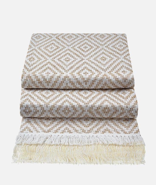 John Lewis & Partners Moonstone Woven Table Runner