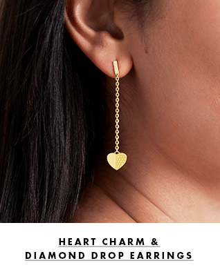 Heart Drop Earrings