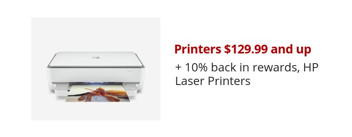 Upgrade your office tech with printers starting at only $129.99