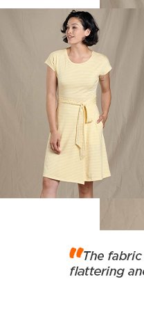 Cue Wrap Dress - Citron