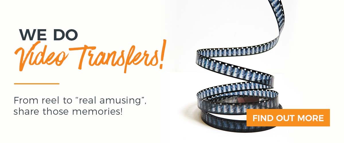 We do Video Transfers! From reel to real amusing, share those memories!
