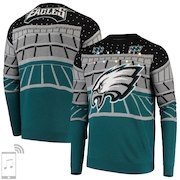 Men's Green Philadelphia Eagles Bluetooth Light Up Ugly Sweater
