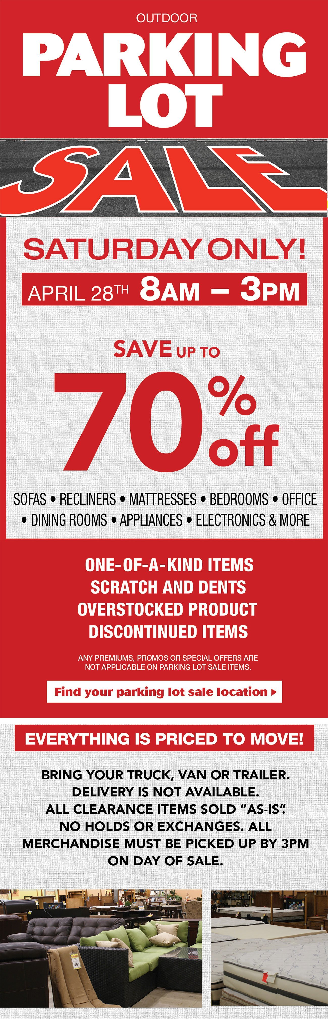Parking-lot-sale