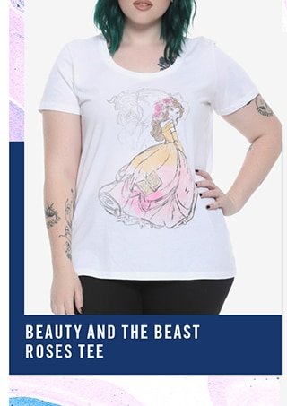 Beauty and the Beast Roses Tee