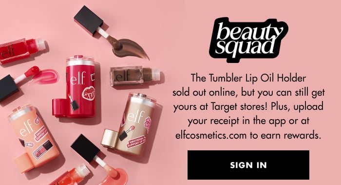 The Tumbler Lip Oil Holder sold out online, but you can still get yours at Target stores & online.