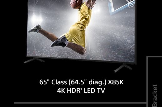 65" Class (64.5" diag.) X85K 4K HDR¹ LED TV