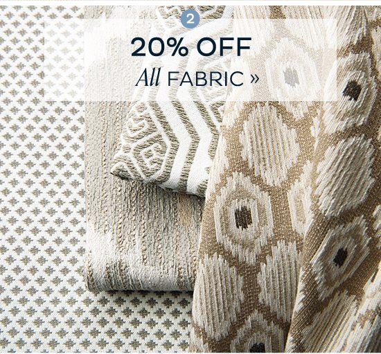 20% Off Fabric*