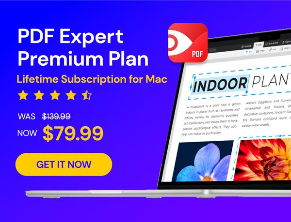 PDF Expert Premium Plan: Lifetime Ownership