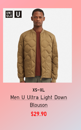 BANNER1 PDP4 - MEN U ULTRA LIGHT DOWN BLOUSON