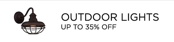 Outdoor Lights - Up To 35% Off