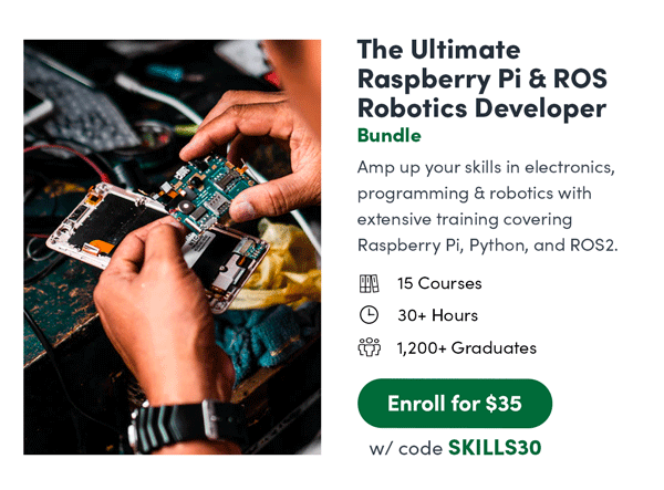 2021 Ultimate Raspberry Pi & ROS Robotics Developer Bundle