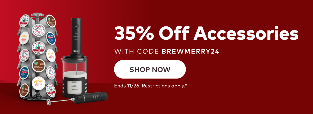 35% off accessories with code BREWMERRY24