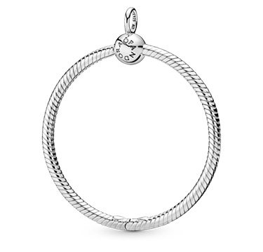Large Sterling Silver O Pendant