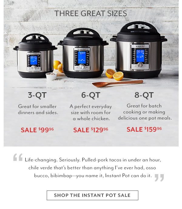 The Instant Pot Sale