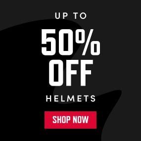 UP TO 50% OFF HELMETS