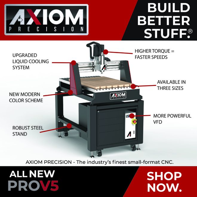 Axiom's All New ProV5 now available at Rockler!