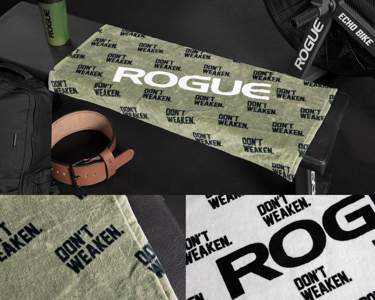 Rogue Don't Weaken Gym Towel