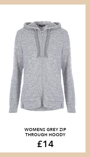 Grey Zip Hoody