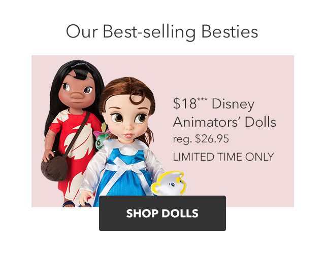 $18 Disney Animators’ Dolls | Shop Now