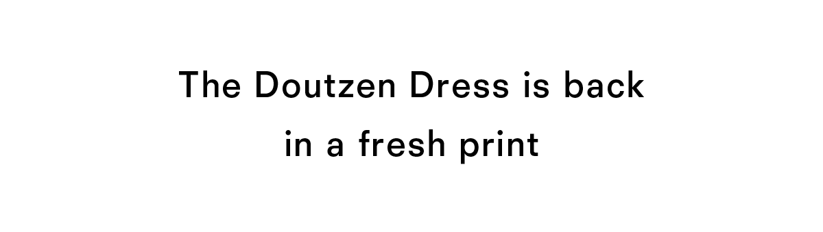 The Doutzen Dress is back in a fresh print