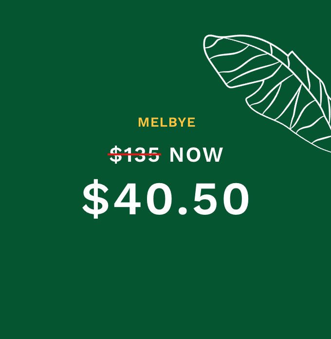Melbye Now $40.50