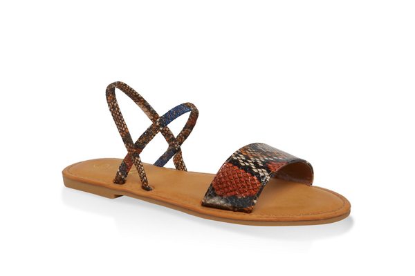 One Band Slingback Sandals