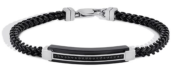 Men's Black Diamond Bracelet