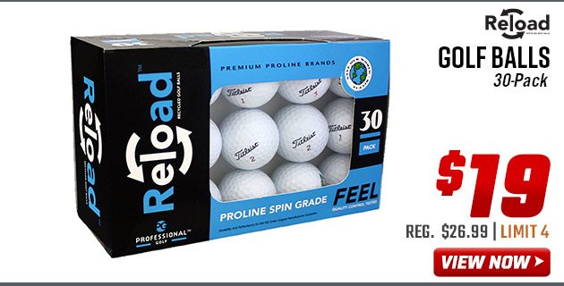 Reload Recycled Golf Balls 