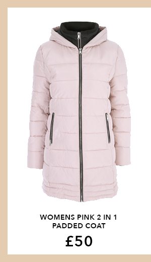 Pink Padded Coat